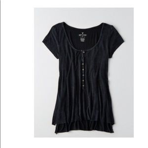 AEO SOFT & SEXY HENLEY T-SHIRT